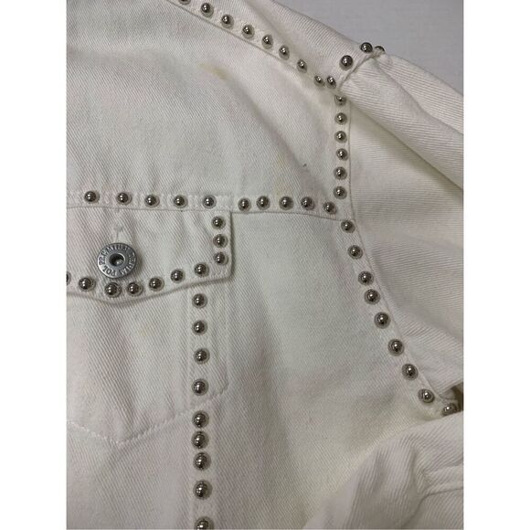 Silver Studded POL Denim Jacket - Picture 4 of 9